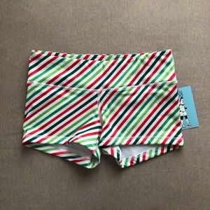 Fleo candy cane stripe shorts